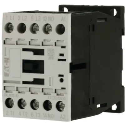 Power contactor, 3 pole, 22 A, 1 Form A (N/O), coil 24 VAC, screw connection, 276817 - 1