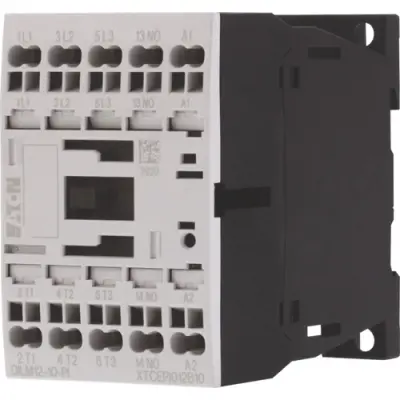 Power contactor, 3 pole, 22 A, 1 Form A (N/O), coil 24 VDC, push-in, 199243 - 1