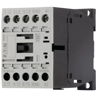 Power contactor, 3 pole, 22 A, 1 Form A (N/O), coil 230-240 VAC, screw connection, 290058 - 1
