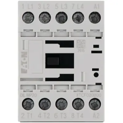 Power contactor, 4 pole, 22 A, 4 Form A (N/O), coil 230-240 VAC, screw connection, 276970 - 1
