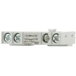 Auxiliary switch, 1 A, 250 VDC, 1 Form A (N/O) + 1 Form B (N/C), screw connection, 082882