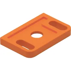 Distance plate, 5 x 40 x 26 mm for inductive sensors, E10585