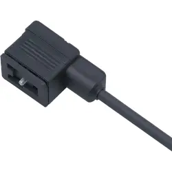 Sensor actuator cable, valve connector DIN form B, angled to open end, 3 pole, 10 m, PUR, E11992