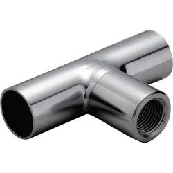 T connector, 40 bar/4 MPa, G 1/2, DN25 for process sensors, E43316