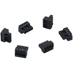 Actuator, angled, black, E70231, package with 100 pieces