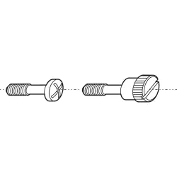 Collar screw for bolting on components, 250-611-02
