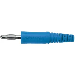 4 mm plug, screw connection, 2.5 mm², blue, FK 9 S NI / BL