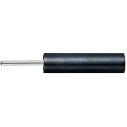 4 mm socket, pin connection, CAT II, black, LB 4-1.5 S NI / 13.5 / SW