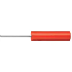 4 mm socket, pin connection, CAT II, red, LB 4-1.5 S NI / 20 / RT