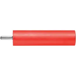 4 mm socket, pin connection, CAT II, red, LB 4-1.5 S NI / 5 / RT