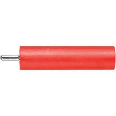 4 mm socket, pin connection, CAT II, red, LB 4-1.5 S NI / 5 / RT - 1
