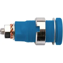 4 mm socket, screw connection, mounting Ø 12.2 mm, CAT III, blue, SEB 6445 NI / BL