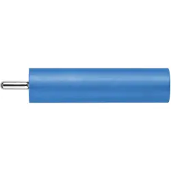 4 mm socket, pin connection, CAT II, blue, LB 4-1.5 S NI / 20 / BL