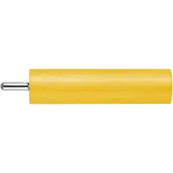 4 mm socket, pin connection, CAT II, yellow, LB 4-1.5 S NI / 20 / GE