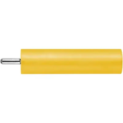 4 mm socket, pin connection, CAT II, yellow, LB 4-1.5 S NI / 20 / GE - 1