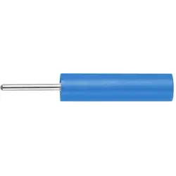 4 mm socket, pin connection, CAT II, blue, LB 4-1.5 S NI / 5 / BL