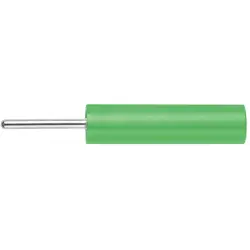 4 mm socket, pin connection, CAT II, green, LB 4-1.5 S NI / 5 / GN