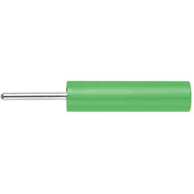 4 mm socket, pin connection, CAT II, green, LB 4-1.5 S NI / 5 / GN - 1