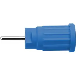 4 mm socket, round plug connection, mounting Ø 12.2 mm, CAT III, blue, SEPB 6449 NI / BL