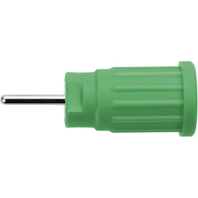 4 mm socket, round plug connection, mounting Ø 12.2 mm, CAT III, green, SEPB 6449 NI / GN - 1
