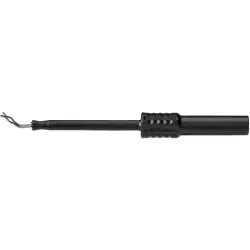 Meter test terminal, black, max. 3 mm, L 68 mm, CAT II, socket 4 mm, ZPK 8066 NI / SW