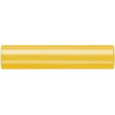 Connecting coupling, 4 mm socket to 4 mm socket, yellow, KU 320 / GE - 1