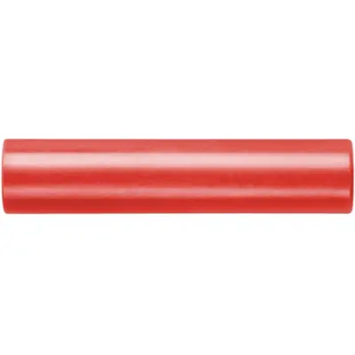 Connecting coupling, 4 mm socket to 4 mm socket, red, KU 320 / RT - 1