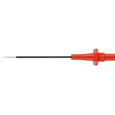 Safety test probe, plug 4 mm, 1000 V, CAT II, red, SPS 8034 NI / RT - 1