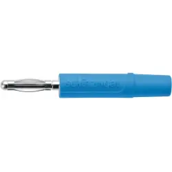 2 mm plug, solder connection, 0.5 mm², blue, FK 02 L NI / BL