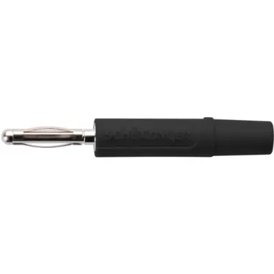 2 mm plug, solder connection, 0.5 mm², black, FK 02 L NI / SW - 1