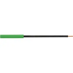4 mm socket, pin connection, CAT II, green, LB 6600 NI / 2.5 / 13 / GN