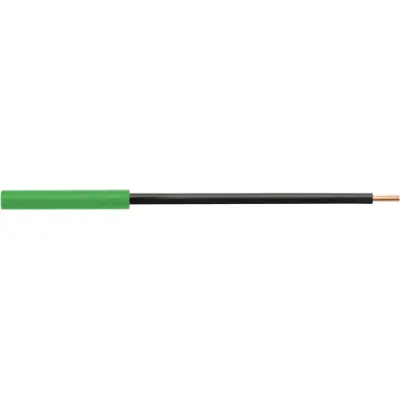 4 mm socket, pin connection, CAT II, green, LB 6600 NI / 2.5 / 13 / GN - 1