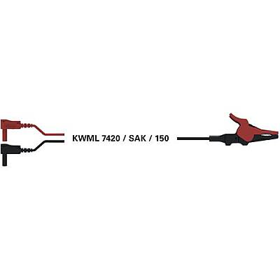 Kelvin test probe kit, black/red, SET 9664 - 1