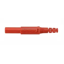 4 mm plug, screw connection, 2.5 mm², CAT II, gray, SFK 30 S NI / OK / GN