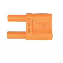 Jumper, pitch 19 mm, 1000 VAC/VDC, 1 kV, 32 A, nickel-plated, yellow, SKURZ 6100 / 19-4 IG 2MB NI / GE