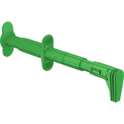 Flat measuring gripper, green, max. 25 mm, L 152 mm, CAT III, socket 4 mm, 66.9829-25