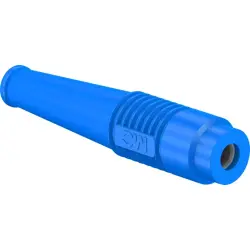 4 mm jack, solder connection, 2.5 mm², blue, 64.9201-23