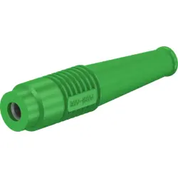 4 mm jack, solder connection, 2.5 mm², green, 64.9201-25