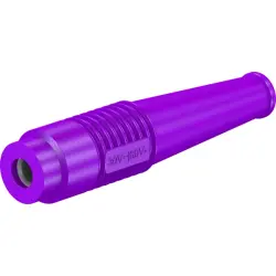 4 mm jack, solder connection, 2.5 mm², purple, 64.9201-26