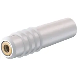 1 mm jack, solder connection, 0.25 mm², white, 22.2603-29