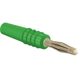 2 mm plug, solder connection, 0.5 mm², green, 22.2618-25