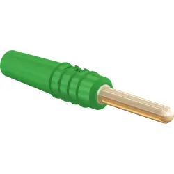 2 mm plug, solder connection, 0.5 mm², green, 22.2609-25