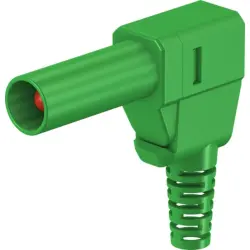 4 mm plug, solder connection, 2.5 mm², CAT II, green, 22.2667-25