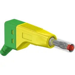 4 mm plug, screw connection, 1.0 mm², yellow/green, 64.9325-20