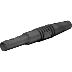 4 mm plug, solder connection, CAT II, red, 22.2672-22