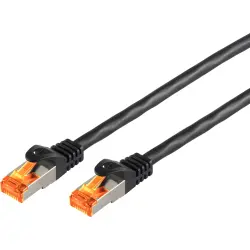 Patch cable, RJ45 plug, straight to RJ45 plug, straight, Cat 6A, S/FTP, PVC/PE, 5 m, black, BS08-26055