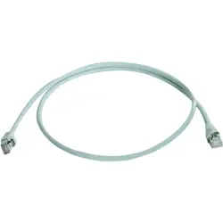 Patch cable, RJ45 plug, straight to RJ45 plug, straight, Cat 6A, S/FTP, PVC, 7.5 m, gray, 100008826