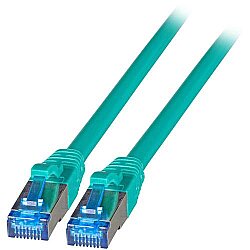 Patch cable, highly flexible, RJ45 plug, straight to RJ45 plug, straight, Cat 6A, S/FTP, LSZH, 25 m, green, K5525FGN.25