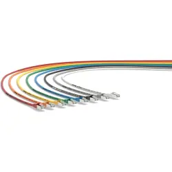 Patch cable, RJ45 plug, straight to RJ45 plug, straight, Cat 6A, S/FTP, LSZH, 5 m, green, 24441352