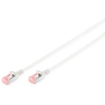 Patch cable, RJ45 plug, straight to RJ45 plug, straight, Cat 6, U/FTP, LSZH, 10 m, gray, DK-1624-100S - 1
